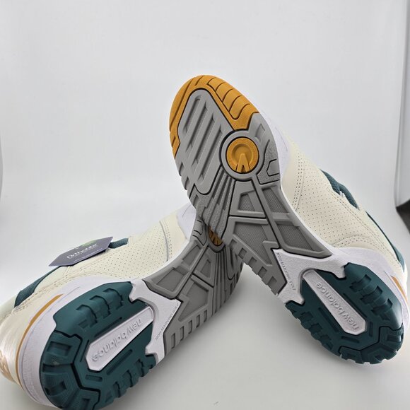 New Balance 550 Suede Toe Pack - Green Mustard SIZE 10 - Picture 7 of 8